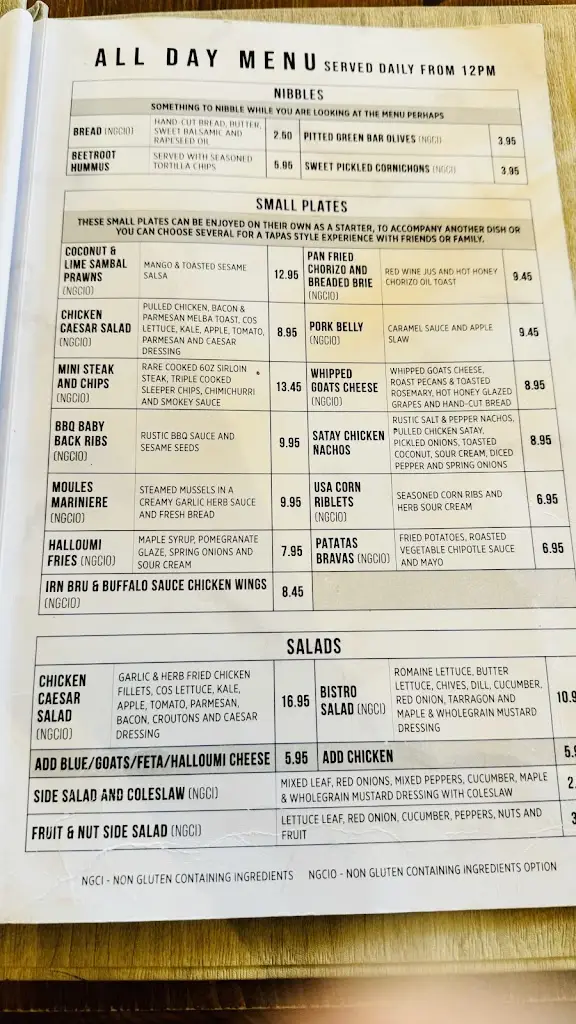 Menu_The Rustic Grill_Aberdeenshire_image_2