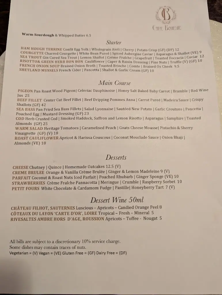 Menu_Café Bohème_Aberdeenshire_image_2