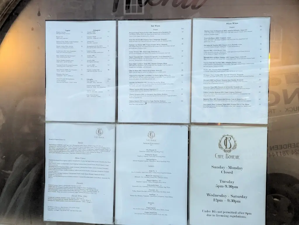 Menu_Café Bohème_Aberdeenshire_image_4