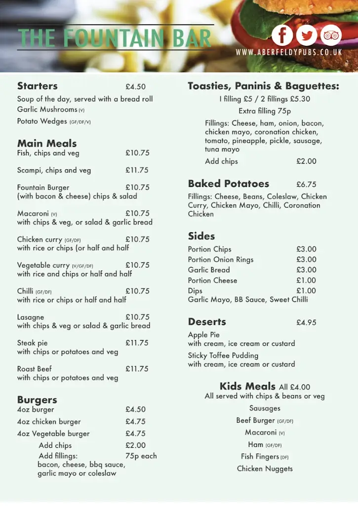 Menu_The Fountain Bar & Restaurant_Aberfeldy_image_2