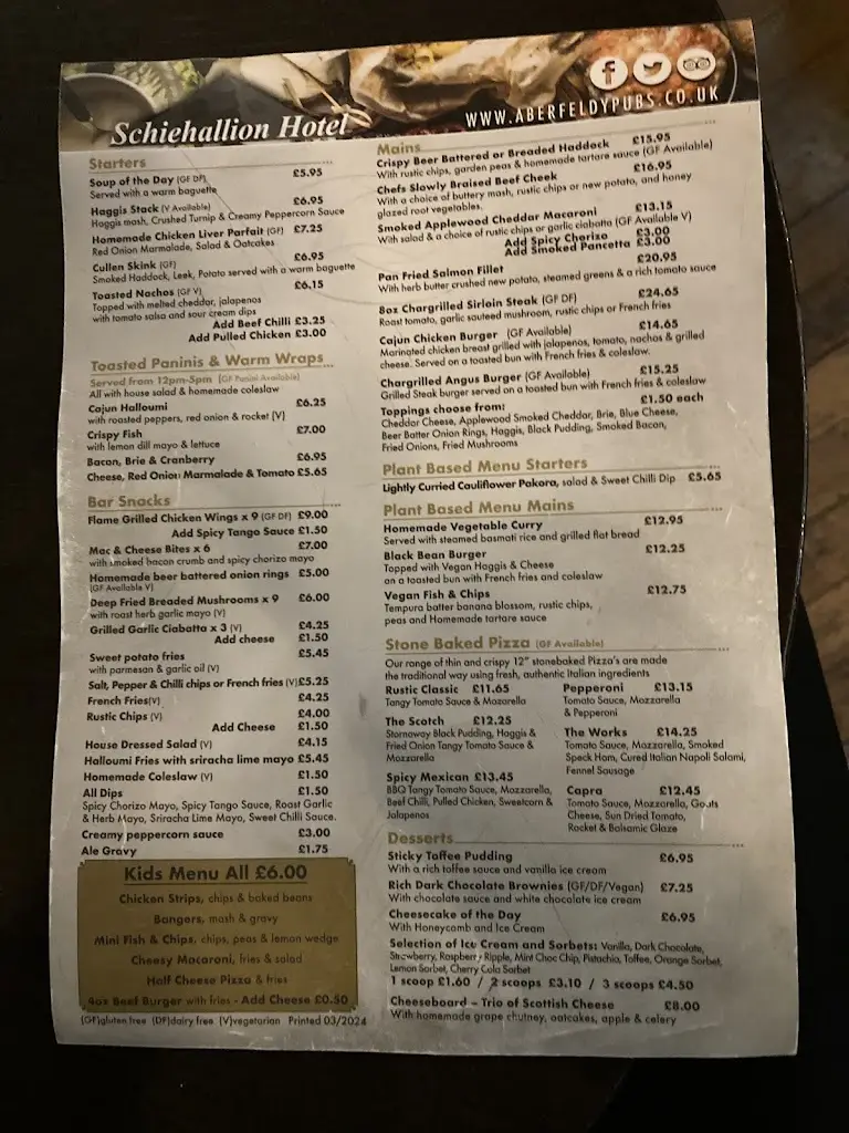 Menu_Schiehallion Bar & Restaurant_Aberfeldy_image_1