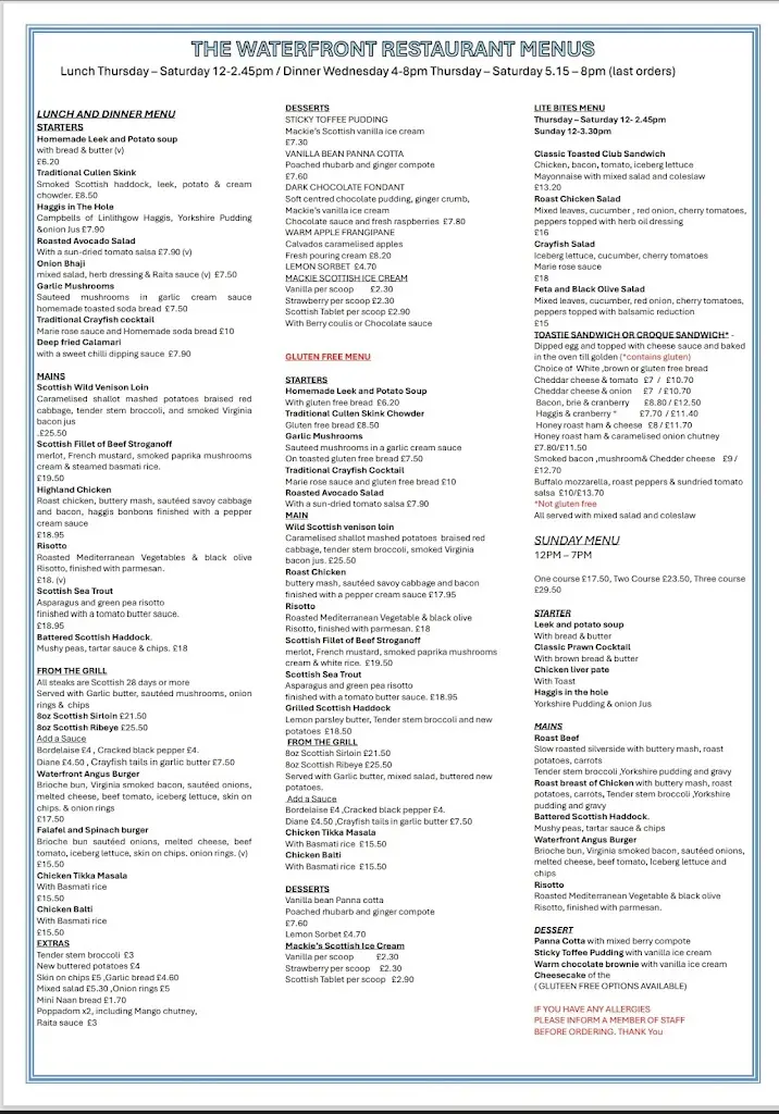 Menu_The Waterfront Restaurant_Aberfeldy_image_1