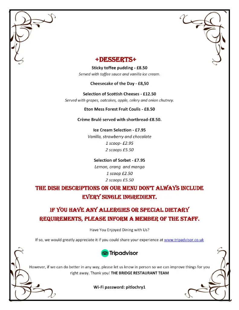 Menu_The Bridge Restaurant of Pitlochry_Aberfeldy_image_2