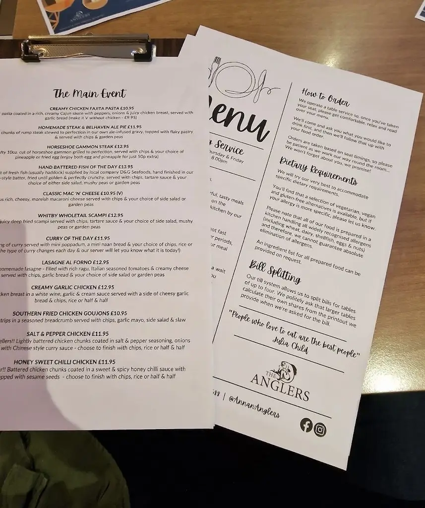 Menu_The Anglers_Annan_image_2