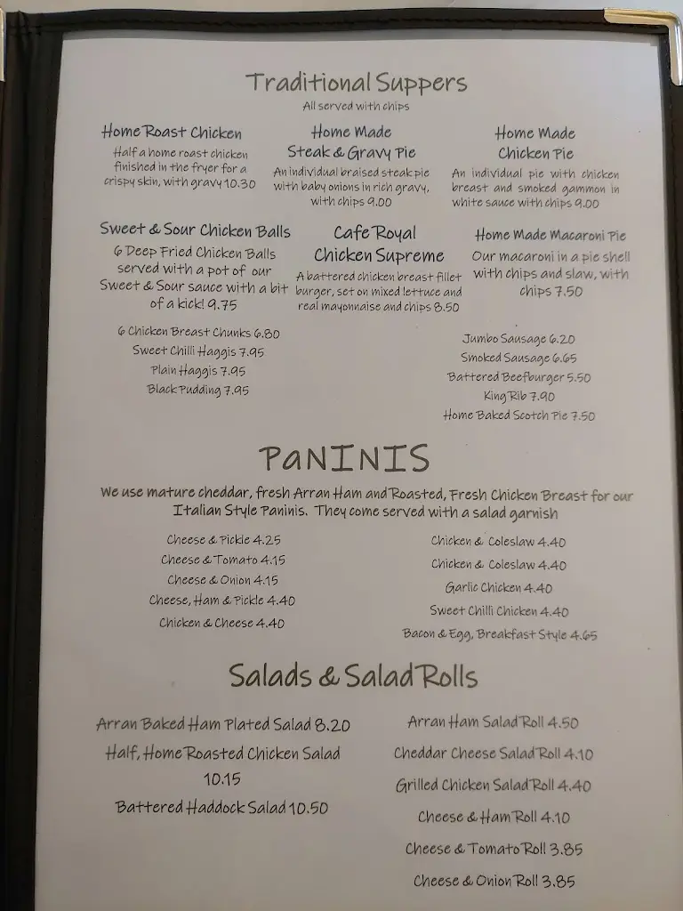 Menu_The Cafe Royal_Annan_image_3