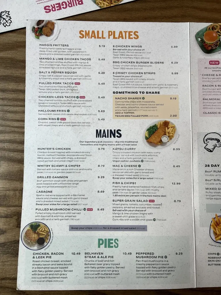 Menü_Old Brewery_Alloa_Bild_3