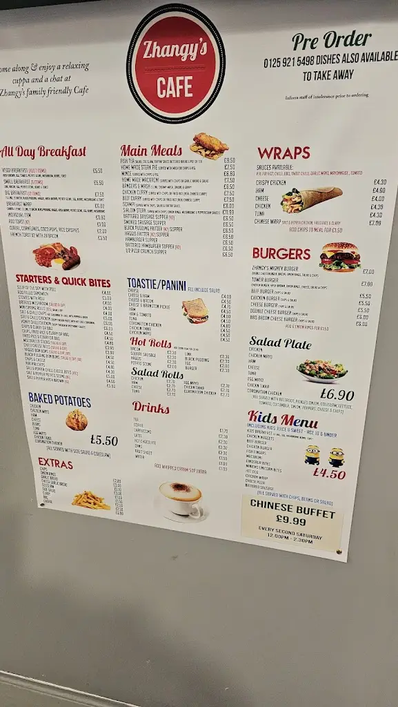 Zhangy's Cafe Restaurant in Alloa