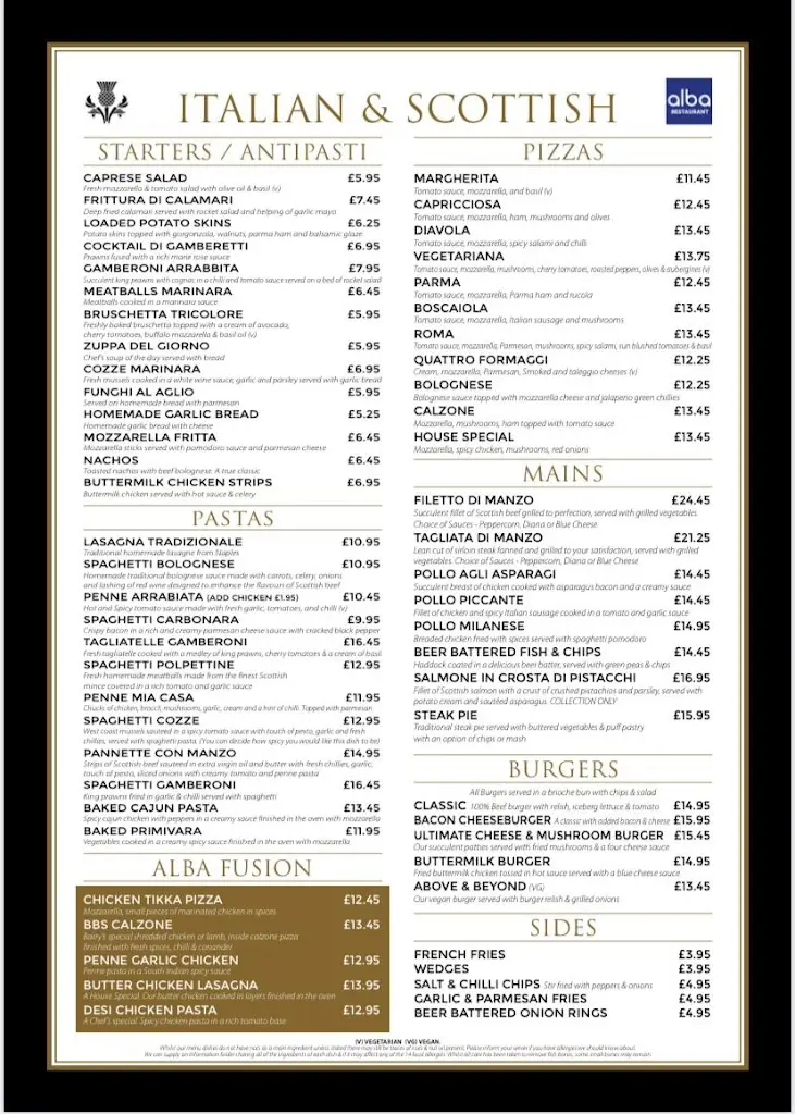 Alba the Restaurant and Claremont Hotel_Alloa_menu_image_1