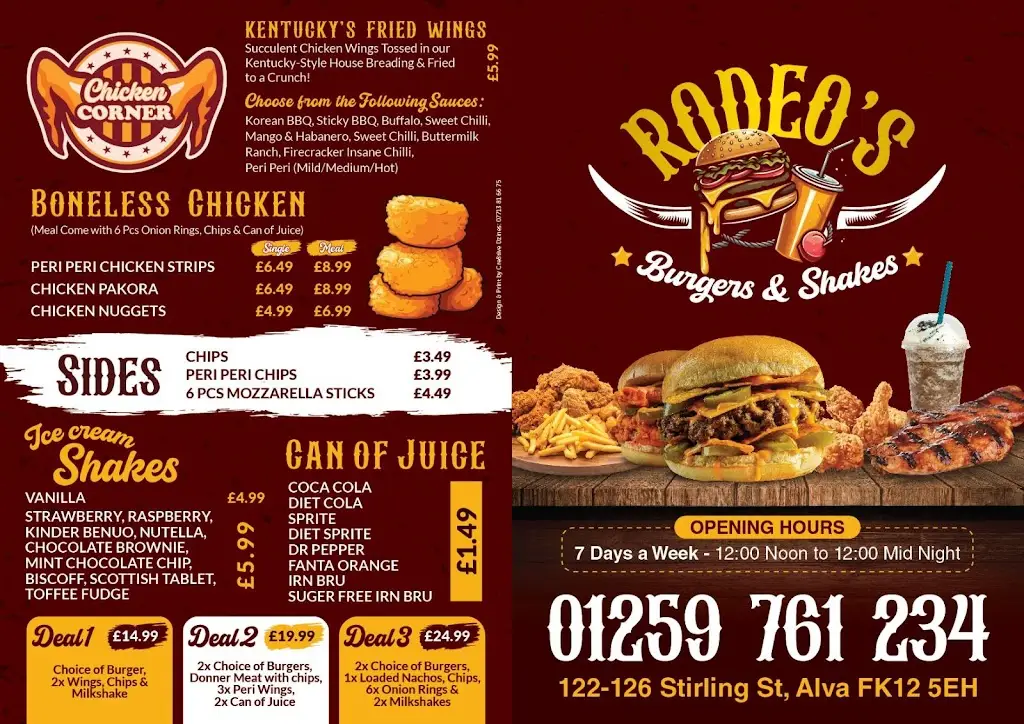 Menu_Rodeo’s Burgers & Shakes_Alva_image_1