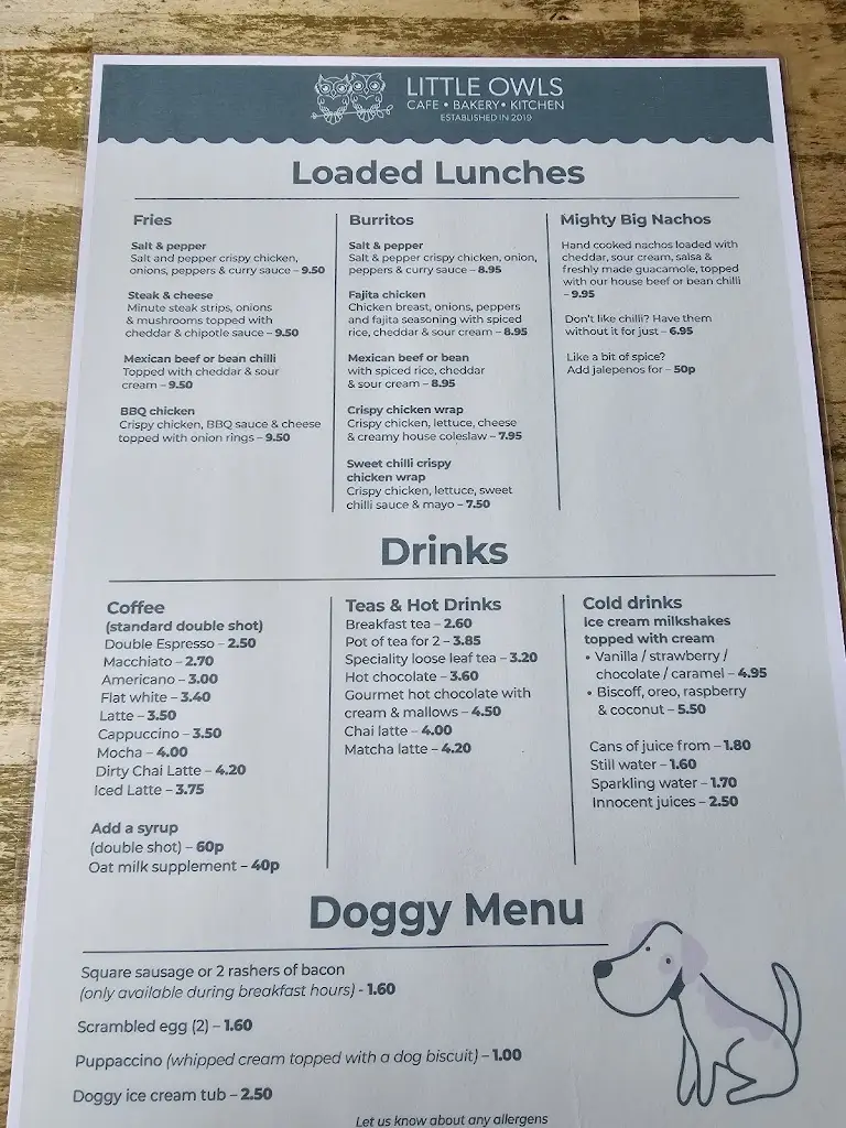 Menu_Little Owls. Cafe. Bakery. Kitchen_Alva_image_1