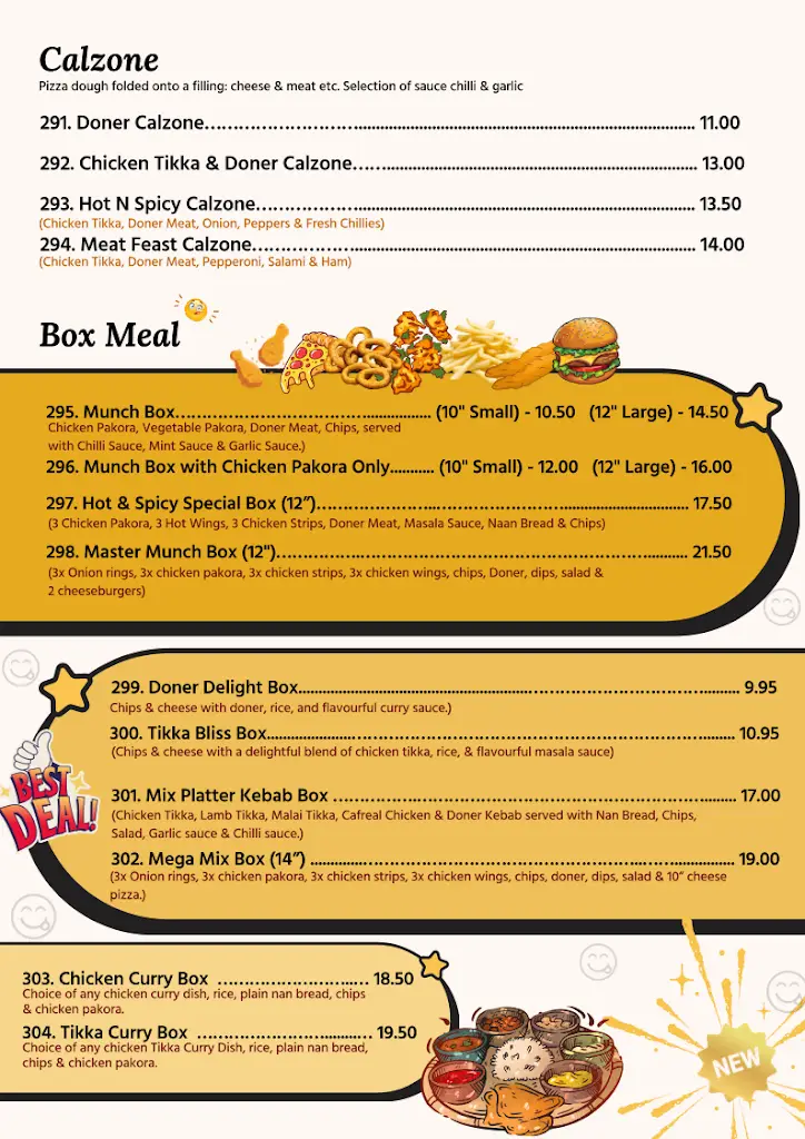 Menu_Hot ’n’ Spicy Alness_Alness_image_3