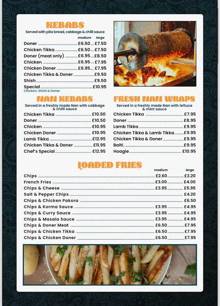 Menu_The Balti Cottage_Alness_immagine_2