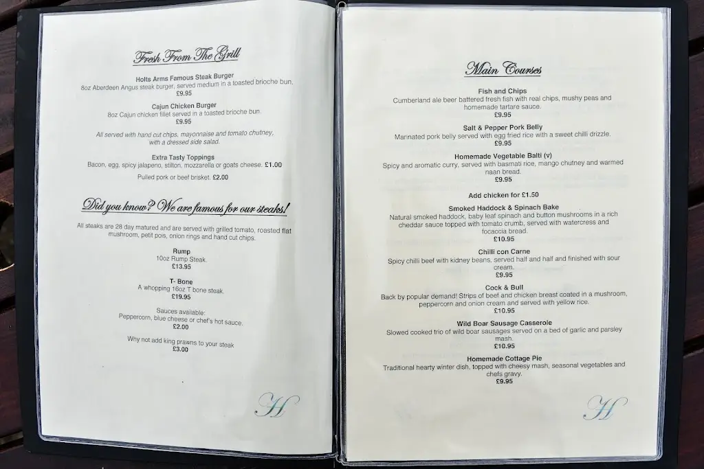Menu_Holts Arms_Billinge_immagine_3