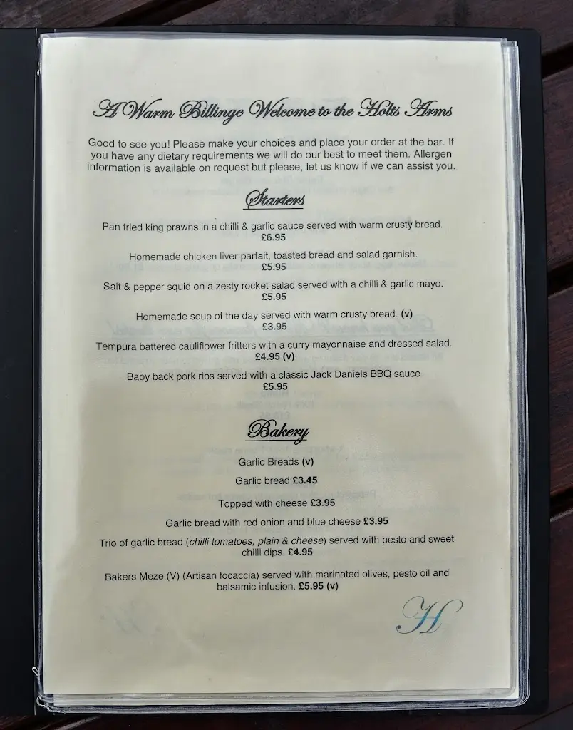 Menu_Holts Arms_Billinge_immagine_4