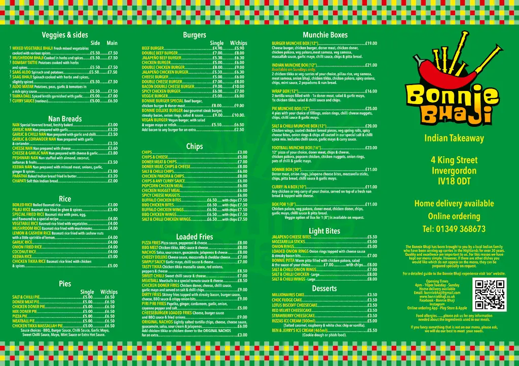 Menu_Bonnie Bhaji_Alness_image_2