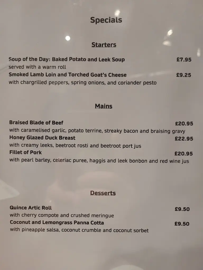 Menu_Dalmore Inn & Restaurant_Alyth_image_1