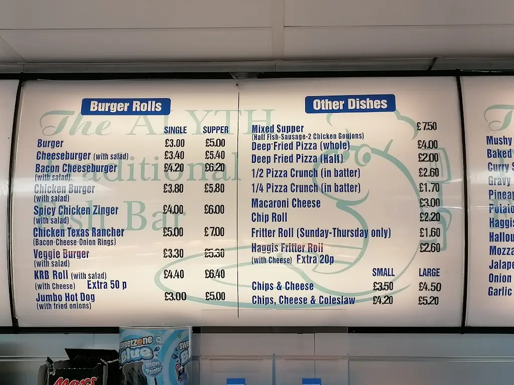 Menu_The Alyth Traditional Fish Bar_Alyth_immagine_3