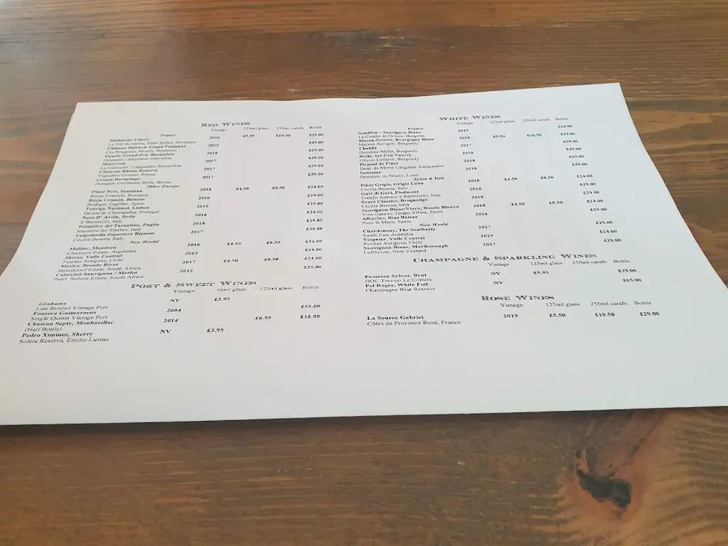 Menü_The Restaurant at Meikleour Arms_Alyth_Bild_4