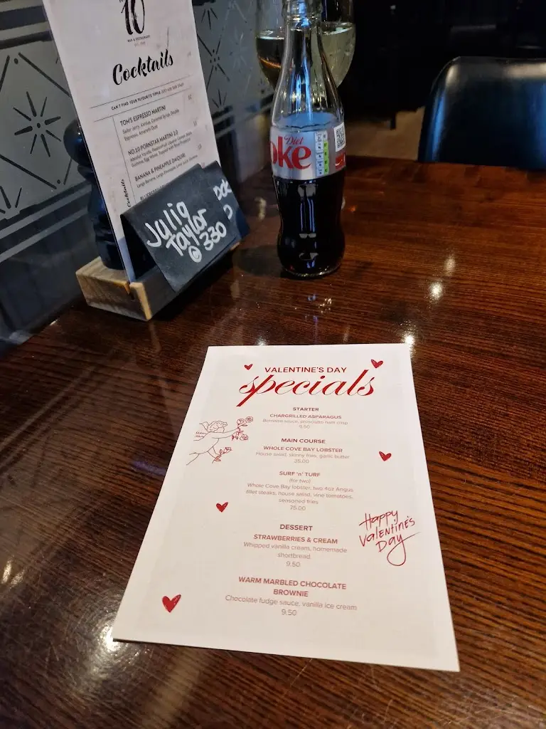 Menu_No.10 Bar and Restaurant_Aberdeen_image_3