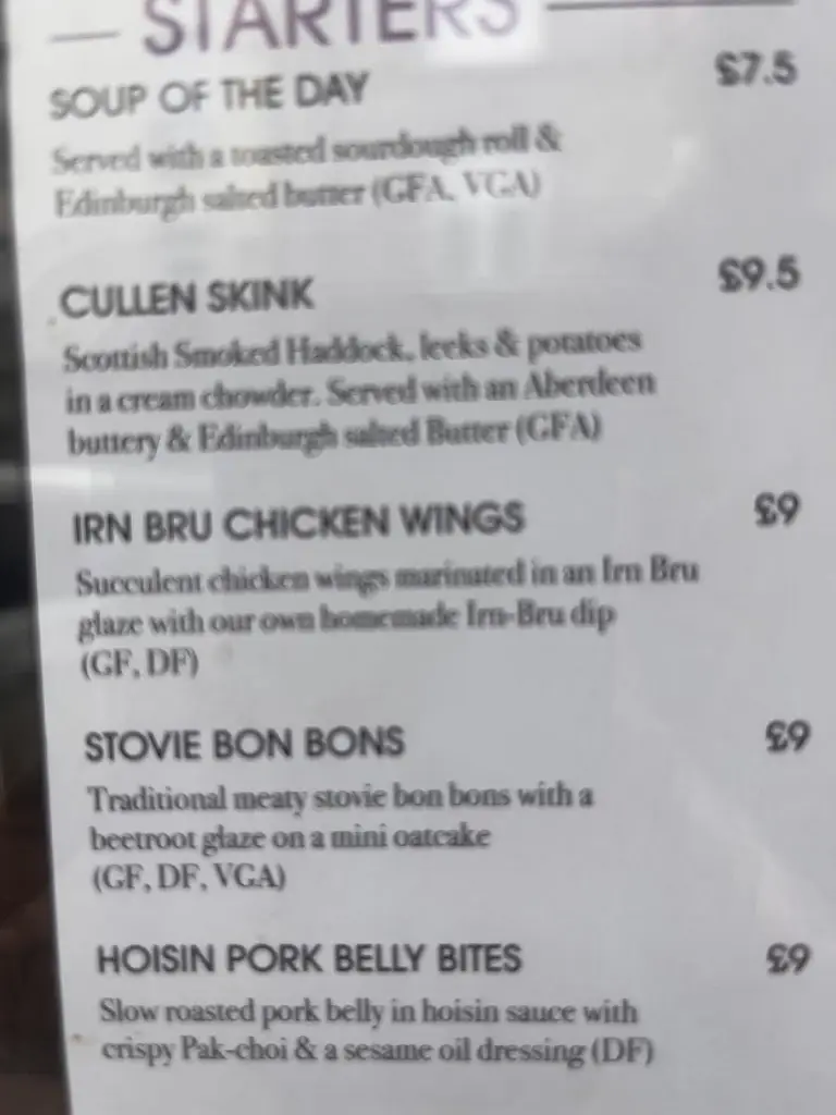 Menu_The Atrium Restaurant & Bar_Aberdeen_image_2