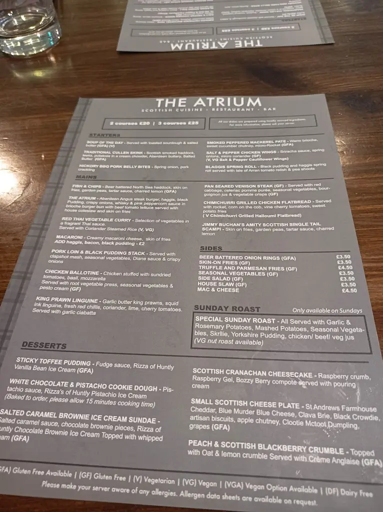 Menu_The Atrium Restaurant & Bar_Aberdeen_image_3