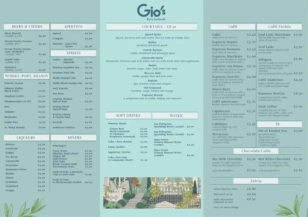 Menu_Gio's by La Lombarda_Aberdeen_imagen_3