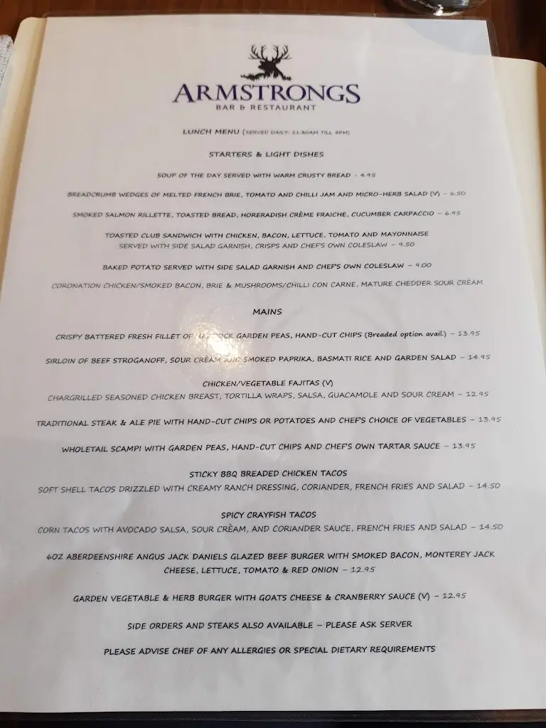 Menu_Armstrong's Bar & Restaurant_Angus_image_1