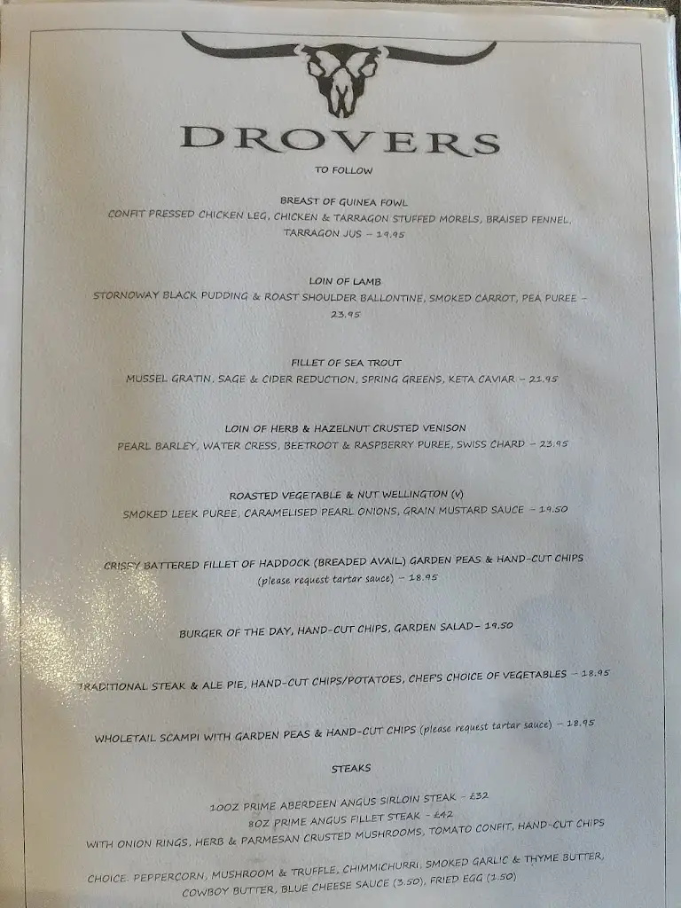 Menu_Drovers Inn Restaurant_Angus_image_1