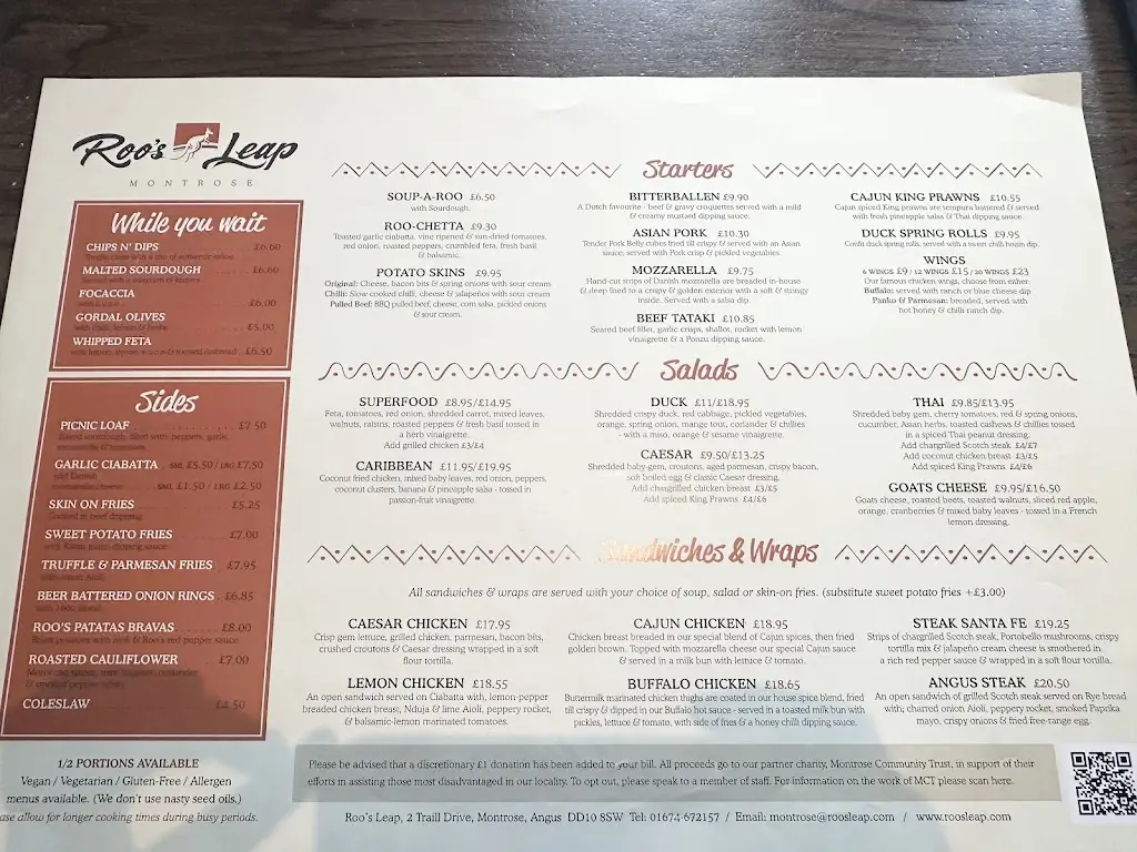 Menu_Roo's Leap montrose ltd._Angus_image_1