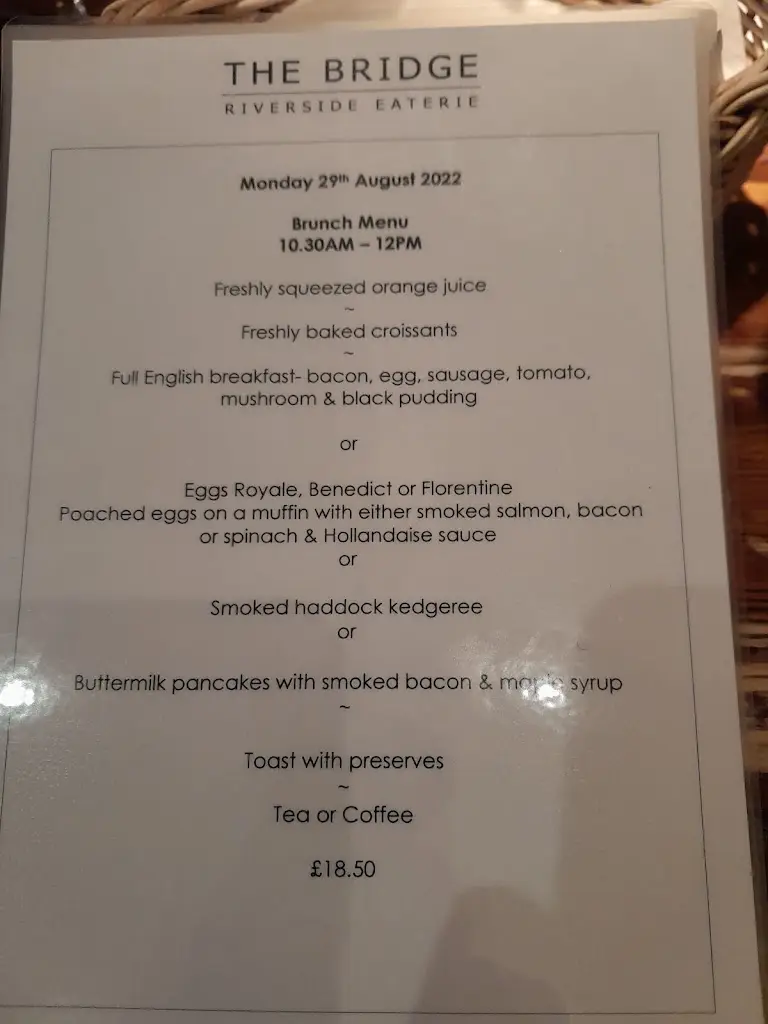 Menu_The Bridge_Bidford-on-Avon_image_1