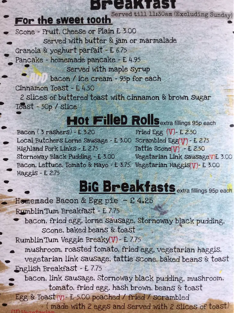 Menu_The Rumblin Tum_Ardrishaig_image_2