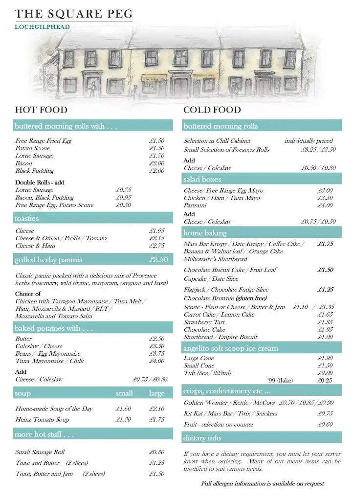 Menü_The Square Peg Sandwich Bar_Ardrishaig_Bild_3