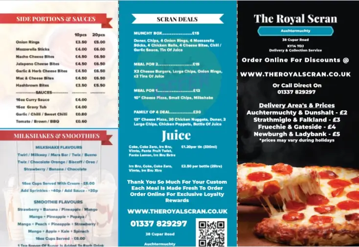 Menu_The Royal Scran_Auchtermuchty_imagen_4