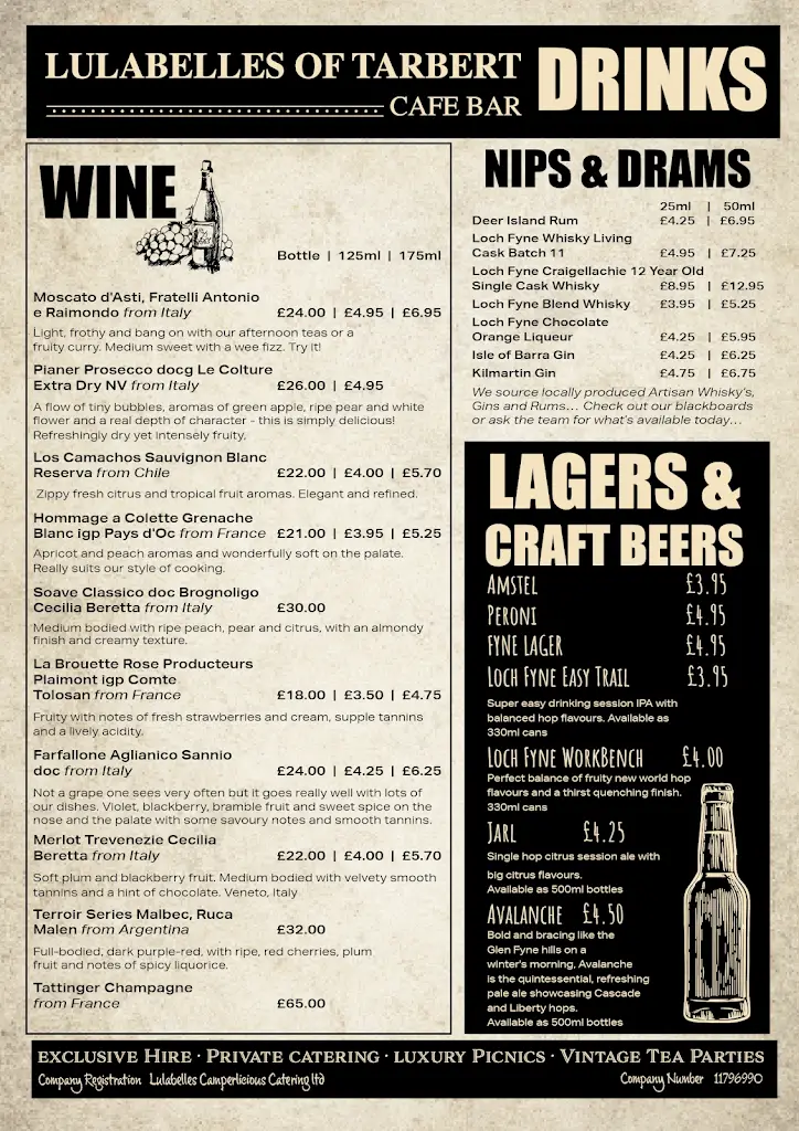 Menu_Lulabelles of Tarbert_Argyll and Bute_immagine_4