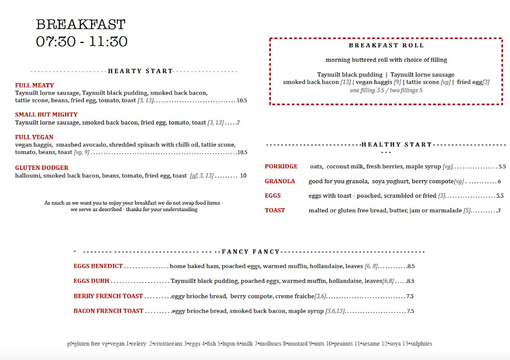 Menu_Brambles of Inveraray_Argyll and Bute_immagine_2