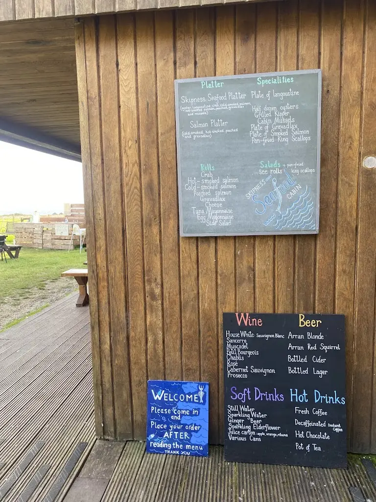 Menu_Skipness Seafood Cabin_Argyll and Bute_image_1