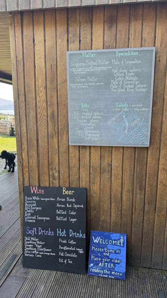 Menu_Skipness Seafood Cabin_Argyll and Bute_image_2
