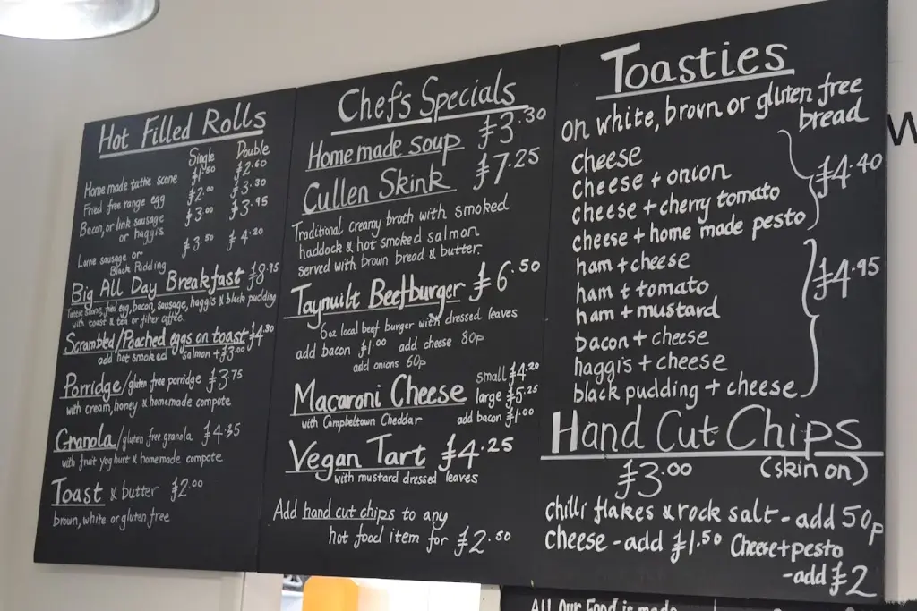 Menu_Food From Argyll at the Pier_Argyll and Bute_image_1