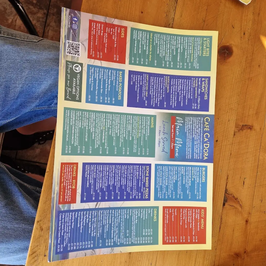 Menu_Cafe Ca'Dora_Argyll and Bute_image_2