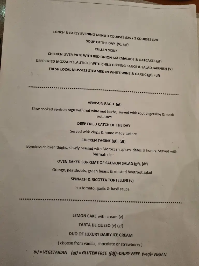 Menu_The Olive Garden_Argyll and Bute_image_1