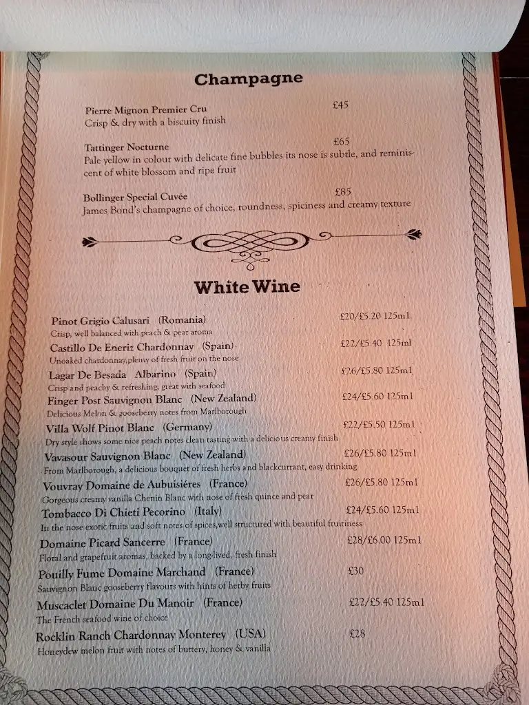 Menu_The Old Boatyard Restaurant_Arbroath_image_2