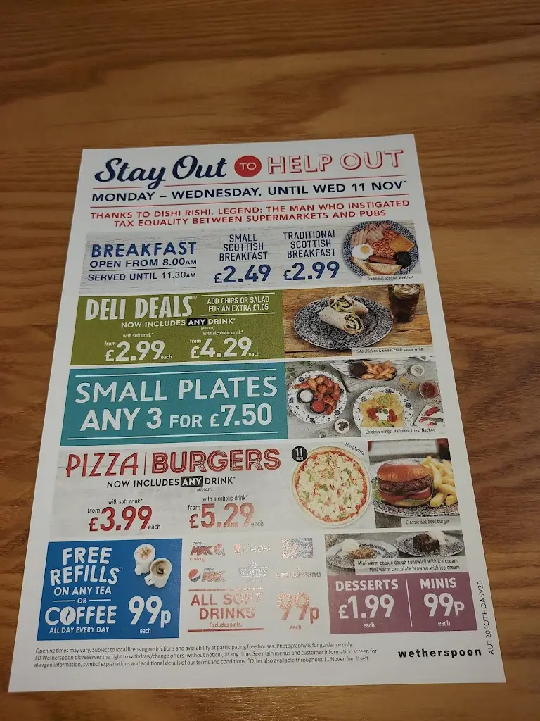 Menu_The Corn Exchange - JD Wetherspoon_Arbroath_image_1