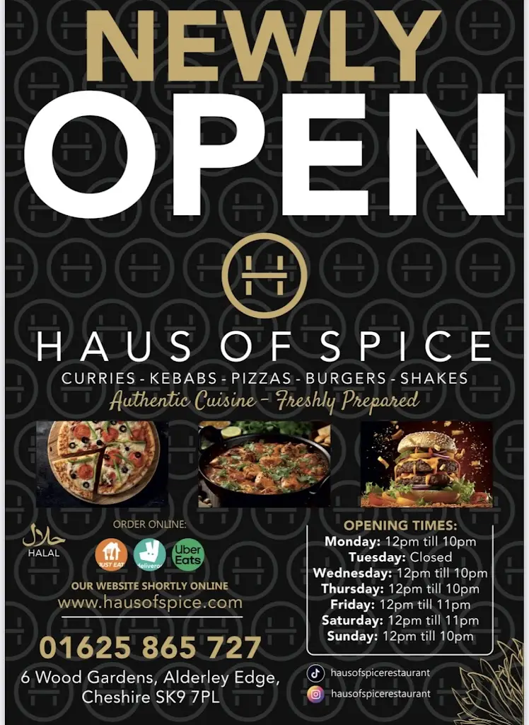 Menu_Haus of Spice_Alderley Edge_image_1