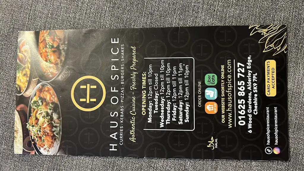 Menu_Haus of Spice_Alderley Edge_image_2
