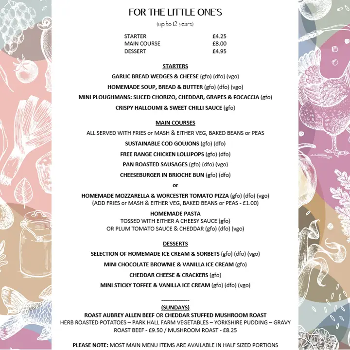 Menu_The Tavern, Broom_Bidford-on-Avon_image_2