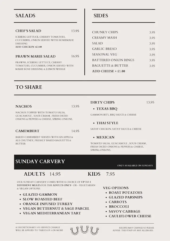 Menu_Three Horseshoes Wixford_Bidford-on-Avon_image_1