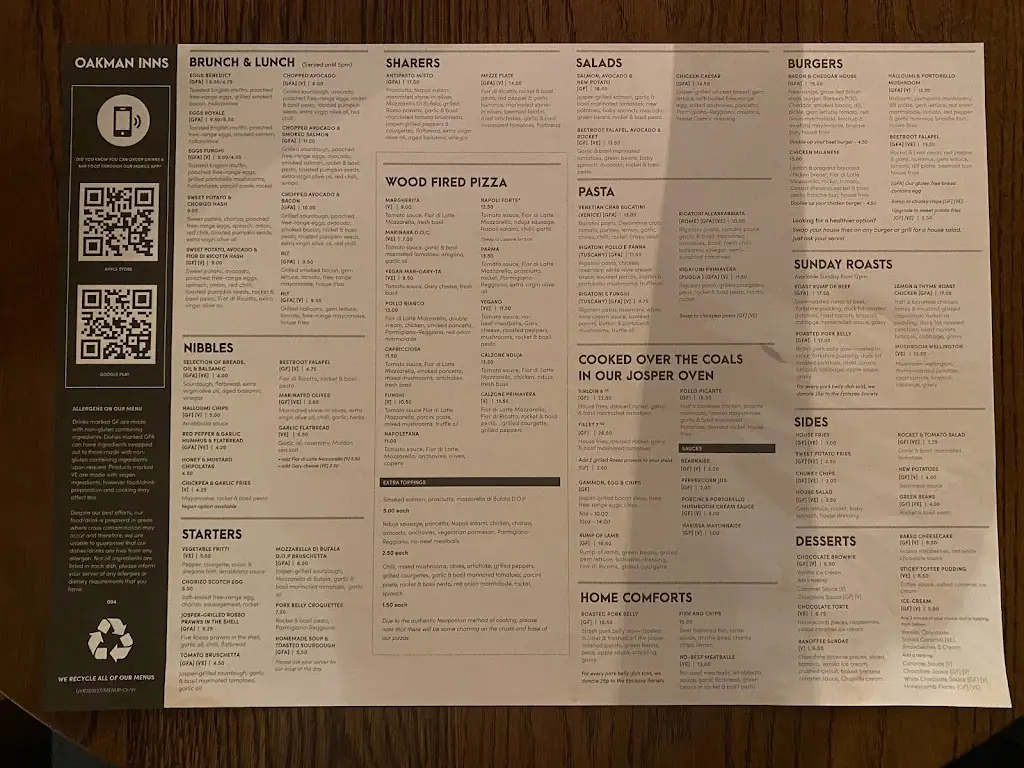 Menu_The Four Alls_Bidford-on-Avon_image_3