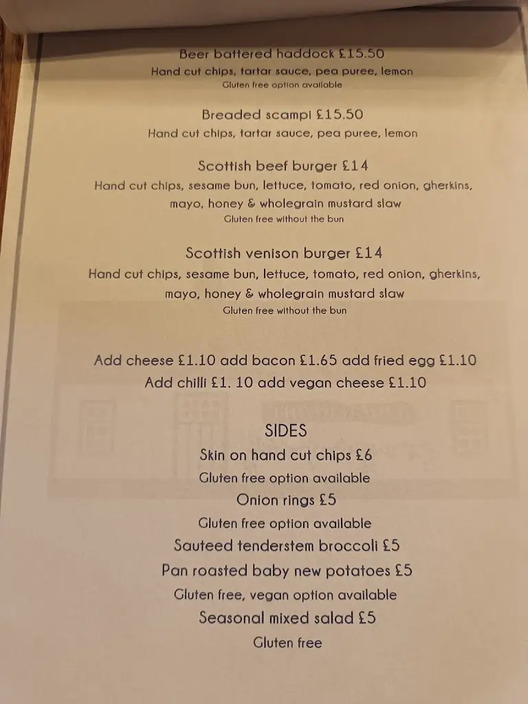Menu_The Old Mill_Balfron_image_4