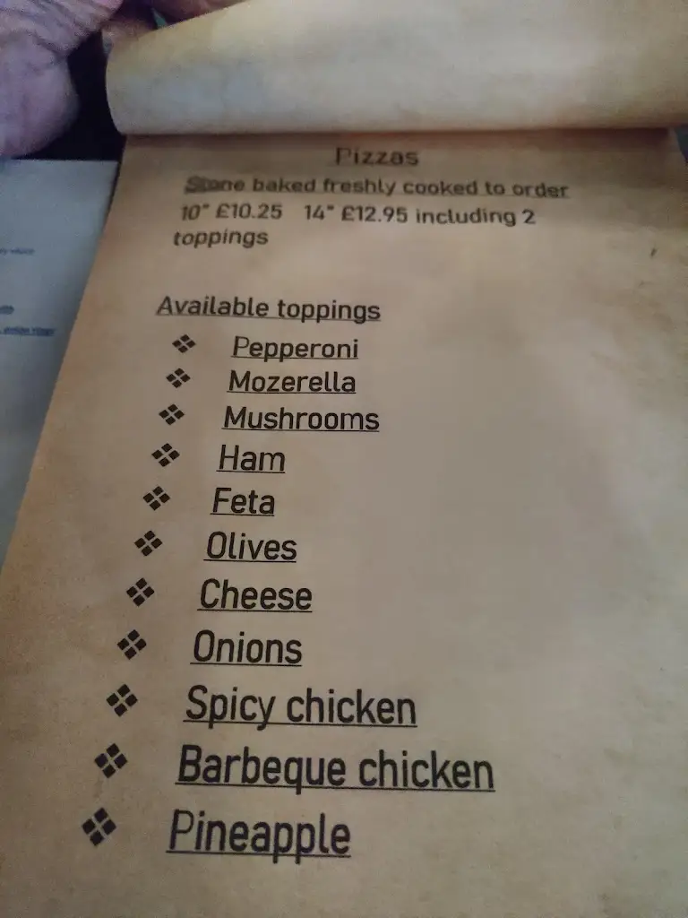 Menu_The Pirn Inn Bar (not Chinese)_Balfron_image_1