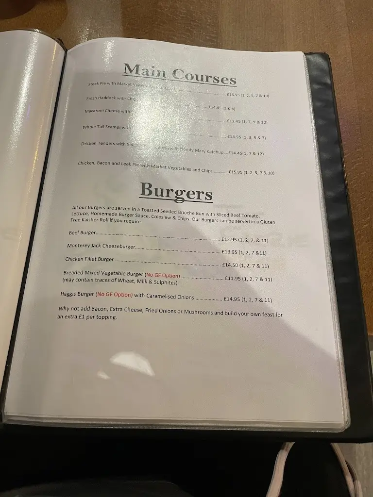 Menu_The Faerie Tree Inn_Balfron_image_2